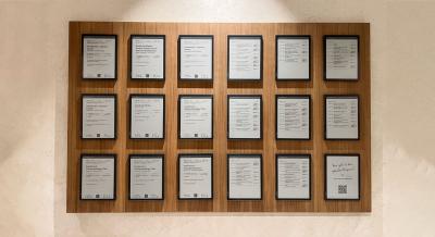 Familux resort chain installs over 150 E Ink signage displays