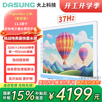大上科技（DASUNG）13K彩色墨水屏显示器 13.3英寸