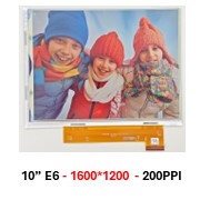 10” Spectra E6 - 1600*1200 - 200PPI墨水屏