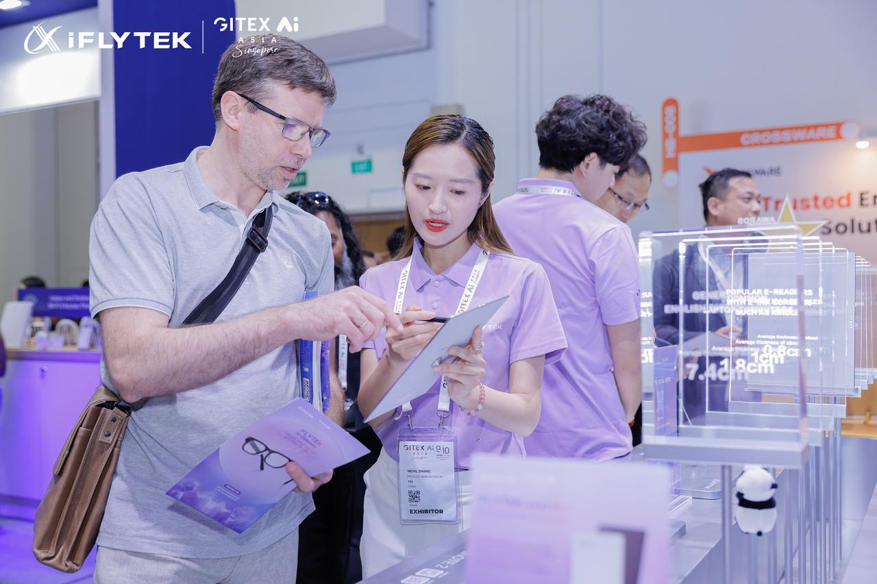 iFLYTEK Showcases AINOTE 2, the World’s Thinnest AI E-Ink Tablet, at GITEX ASIA 2026 in Singapore