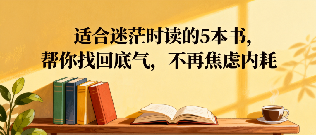 适合迷茫时读的5本书，帮你找回底气，不再焦虑内耗