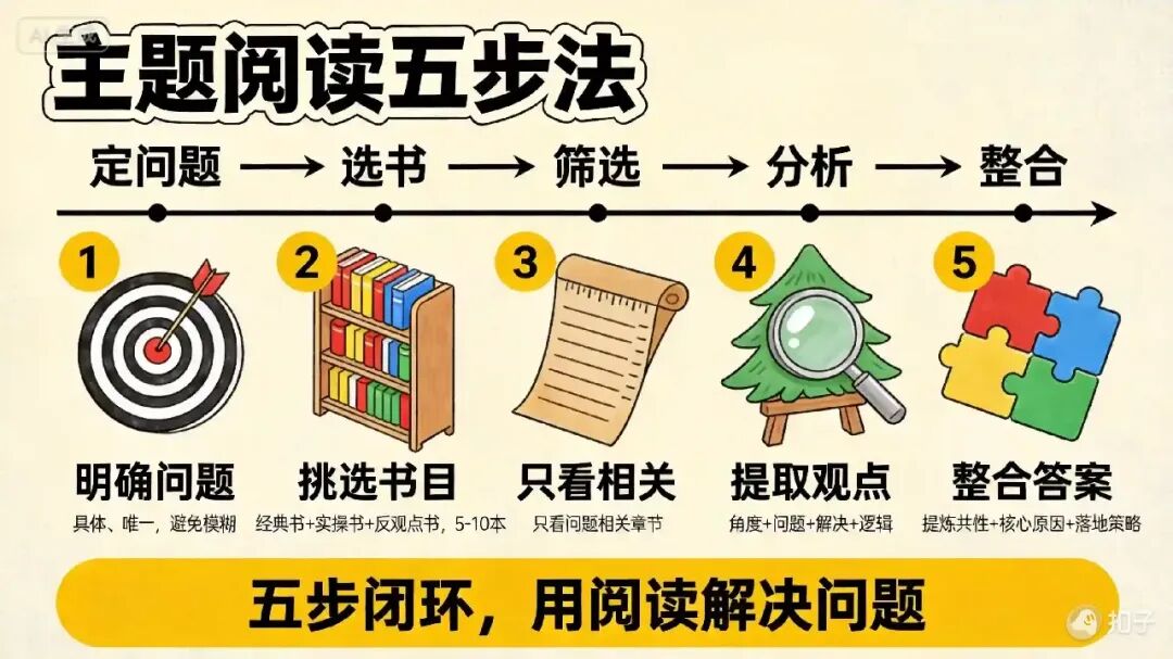《只有5%的人才知道的阅读方法》（附可直接套用模板）