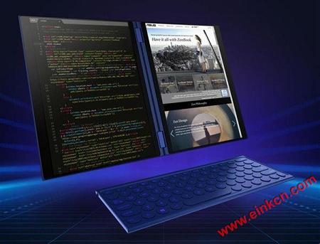 COMPUTEX2018｜墨水屏与LCD成功合体 英特尔真的开始推双屏笔记本了