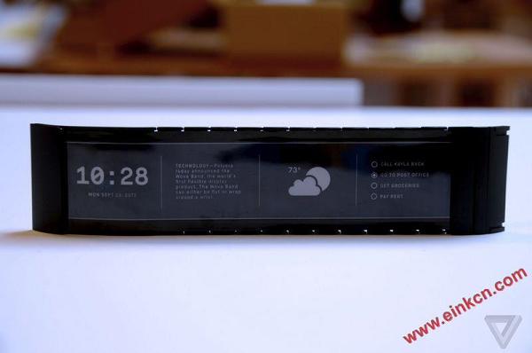 第一款真正的柔性屏幕消费产品诞生了，来自一个叫 Wove 的智能手表 | NEXT Big