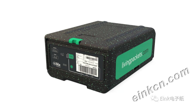 可回收的智能快递盒THE BOX由LivingPackets集团与E Ink共同打造