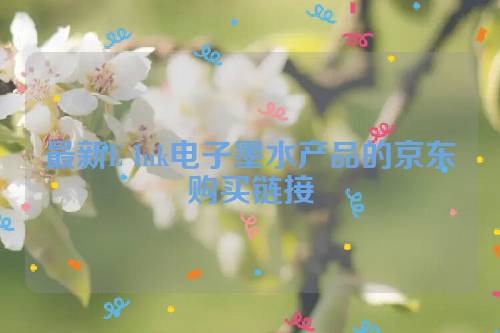 最新E Ink电子墨水产品的京东购买链接
